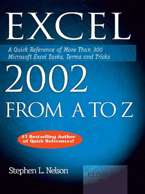 Cover image for Excel 2002 from A to Z